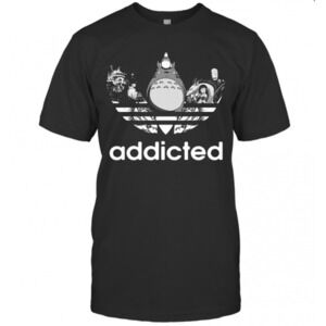 Totoro Addicted Adidas Studio Ghibli Logo T-Shirt